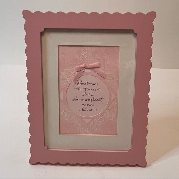 Baby Frame Bundle - 3 Unique Pink Themed Frames with Stands - Picture 9 of 12